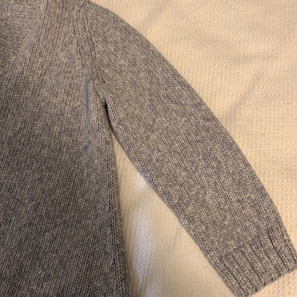 Pure Hand-knit Pull Over V-Neck Cotton Sweater, L - Picture 6 of 8